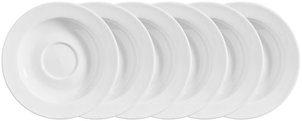 spodek do filiżanki do espresso Base; 12.5 cm (Ø); biały; okrągły; 6 sztuka / opakowanie