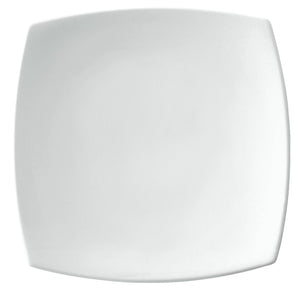 talerz płaski Bali; 26.5x26.5x1.8 cm (DxSxW); biały; kwadrat; 6 sztuka / opakowanie