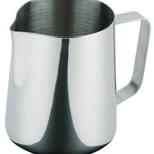 dzbanek na mleko; 800ml, 10.5x12.5 cm (ØxW); srebro; okrągły