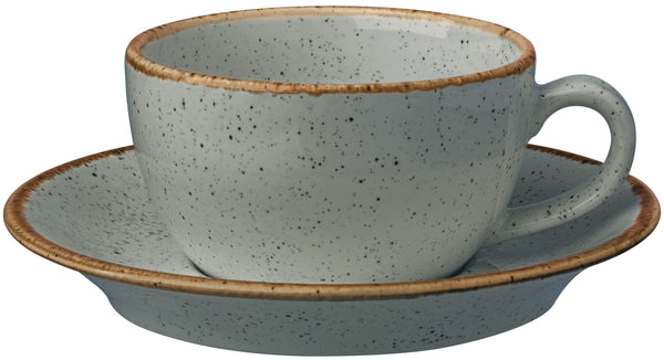 spodek do filiżanki do kawy Sidina; 16 cm (Ø); szary; okrągły; 6 sztuka / opakowanie