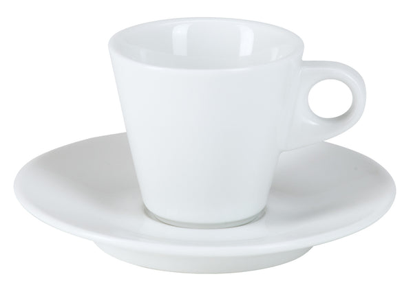 spodek do filiżanki do espresso Barri; 12.5 cm (Ø); biały; okrągły; 6 sztuka / opakowanie
