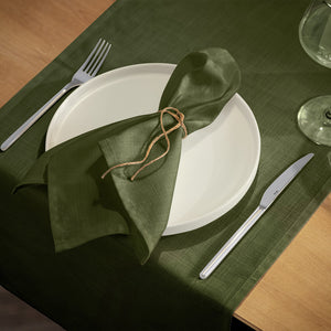 Serviette Ledana; 50x50 cm (SxD); oliwka; 6 sztuka / opakowanie