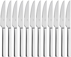 nóż do pizzy/steka Native; 23.6 cm (D); srebro, Griff srebro; 12 sztuka / opakowanie