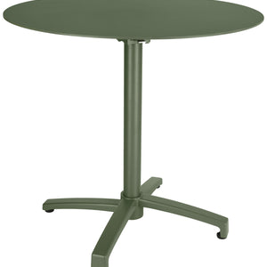 Outdoor-Aluminium-Tisch Taipa rund; 80x72 cm (ØxW); Platte oliwka
