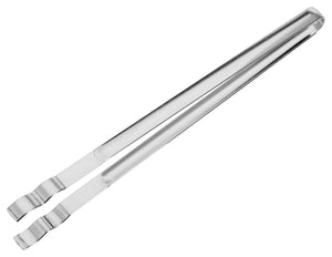 Grillzange gerade; 35.4x6.8x2.4 cm (DxSxW); srebro