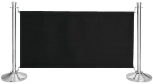 ekran prywatności Amelita; 138x71 cm (DxW); czarny