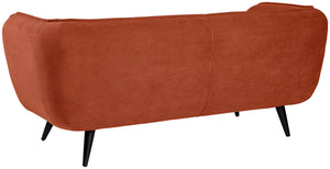  czarne nogi; 183x88x76 cm (SxGxW); siedzisko terakota
