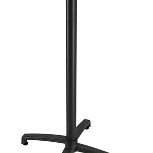 Outdoor-Aluminium-Stehtisch Taipa quadratisch; 60x60x108 cm (DxSxW); Platte czarny