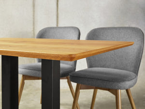 blat Acerios prostokątny; 120x80x2.5 cm (DxSxW); dziki dąb; prostokątny