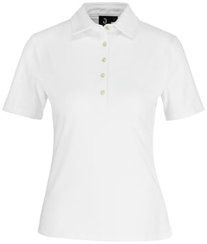 Damen-Polo Malme Halbarm; Kleidergröße S; biały
