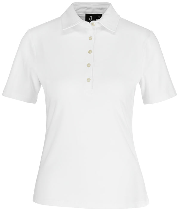 Damen-Polo Malme Halbarm; Kleidergröße S; biały