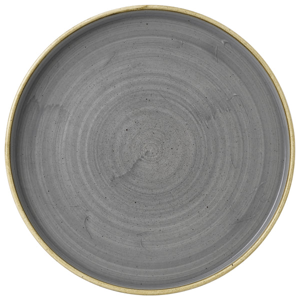 talerz okrągły Stonecast Peppercorn z podniesioną krawędzią; 21x2 cm (ØxW); szary/brązowy; okrągły; 6 sztuka / opakowanie
