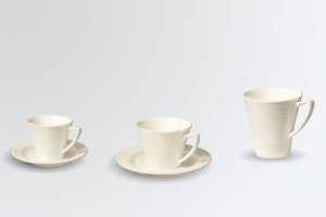 spodek do filiżanki do espresso Skyline; 12 cm (Ø); biel kremowa; okrągły; 6 sztuka / opakowanie