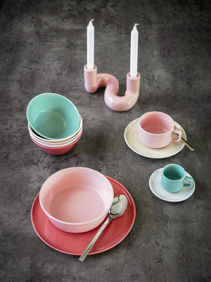 Schale Alegria; 350ml, 15x6 cm (ØxW); różowy; okrągły; 6 sztuka / opakowanie