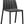 Outdoorstuhl Tiberina stapelbar; 50x56x81 cm (SxGxW); siedzisko antracyt