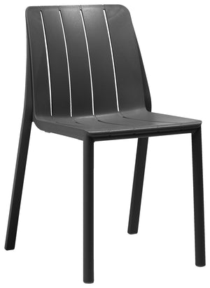 Outdoorstuhl Tiberina stapelbar; 50x56x81 cm (SxGxW); siedzisko antracyt