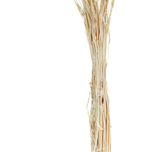 wiązka suszonych kwiatów Ajda; 40 cm (D); biały