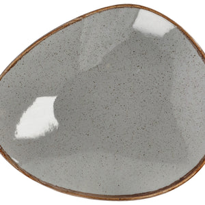 talerz płaski Sidina organiczny; 21x17.7 cm (DxS); szary; organiczny; 6 sztuka / opakowanie