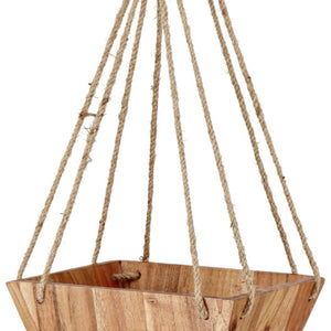 Pflanztopf Bosso hängend; 20x20x30 cm (DxSxW); brązowy; piramidalny