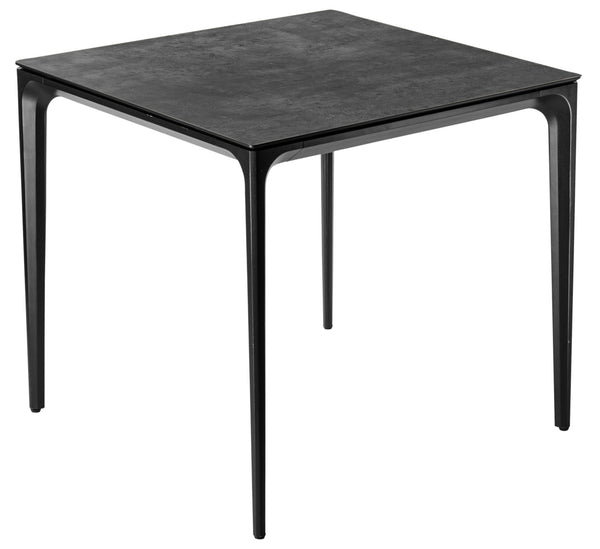 Outdoor-Tisch Linero quadratisch; 80x80x72 cm (DxSxW); Platte beton