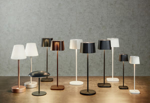 LED Tischleuchte Nice; 10x36 cm (ØxW); czarny