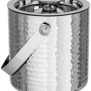 wiaderko na lód Arvada; 1700ml, 16.5x15.2 cm (WxØ); srebro