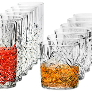 zestaw szklanek Timeless 12 częściowy; 355ml, 8.6x9.6 cm (ØxW); transparentny