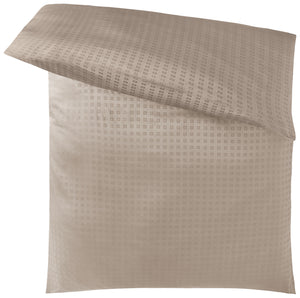 pościel Cube zamek błyskawiczny; 155x220 cm (SxD); taupe