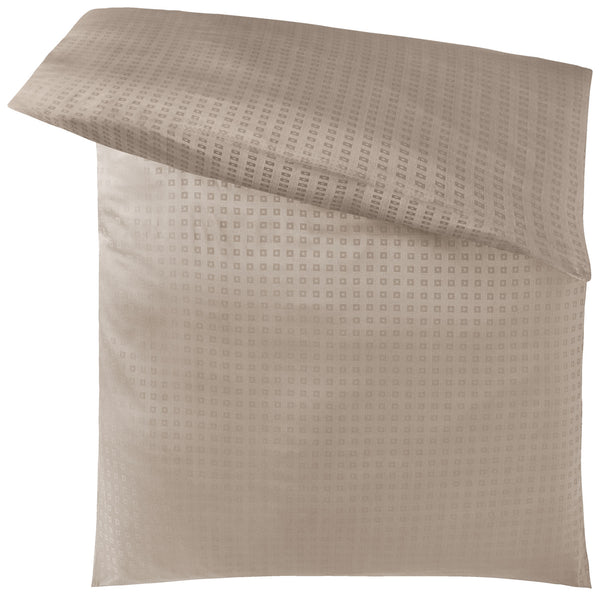 pościel Cube zamek błyskawiczny; 155x220 cm (SxD); taupe