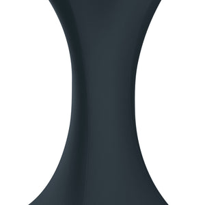 nakładka stretch na blat stółu koktajlowego Selm; 70 cm (Ø); biały; okrągły