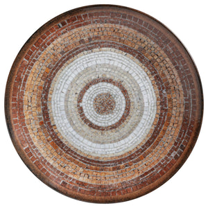 Porzellan Teller flach Terra Mosaic rund; 24.5 cm (Ø); terakota/beżowy/brązowy; okrągły; 6 sztuka / opakowanie