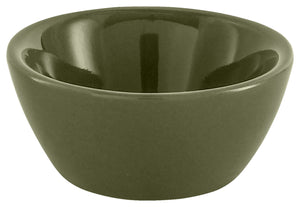 mini miseczki  Ara; 58ml, 7x3 cm (ØxW); oliwka; okrągły; 12 sztuka / opakowanie