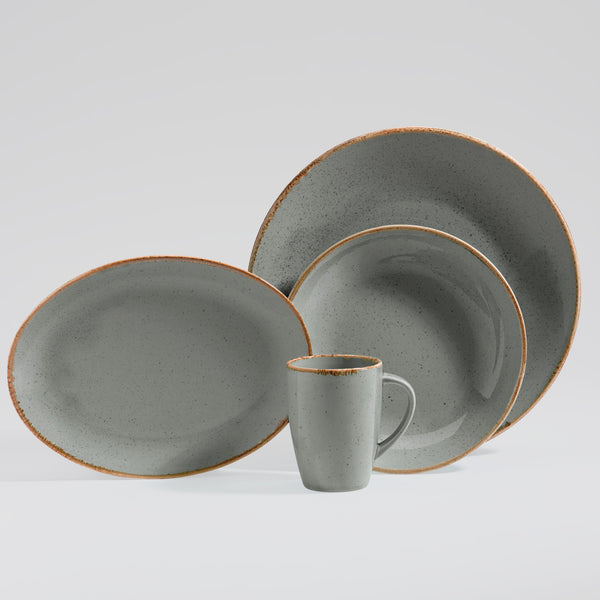 spodek do filiżanki do kawy Sidina; 16 cm (Ø); szary; okrągły; 6 sztuka / opakowanie