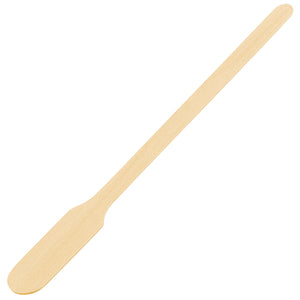 Rührstäbchen Paddelform Holz - FSC 100 %; 13 cm (D); brązowy; 500 sztuka / opakowanie