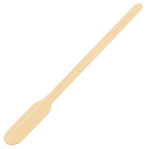 Rührstäbchen Paddelform Holz - FSC 100 %; 13 cm (D); brązowy; 500 sztuka / opakowanie