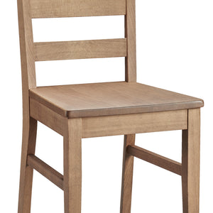 krzesło drewniane Fact; 41.5x56.5x93 cm (SxGxW); dąb; 2 sztuka / opakowanie