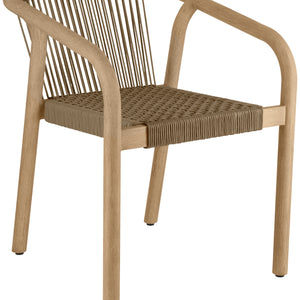 Outdoor-Stuhl Kando; 58x58x75 cm (SxGxW); siedzisko beżowy