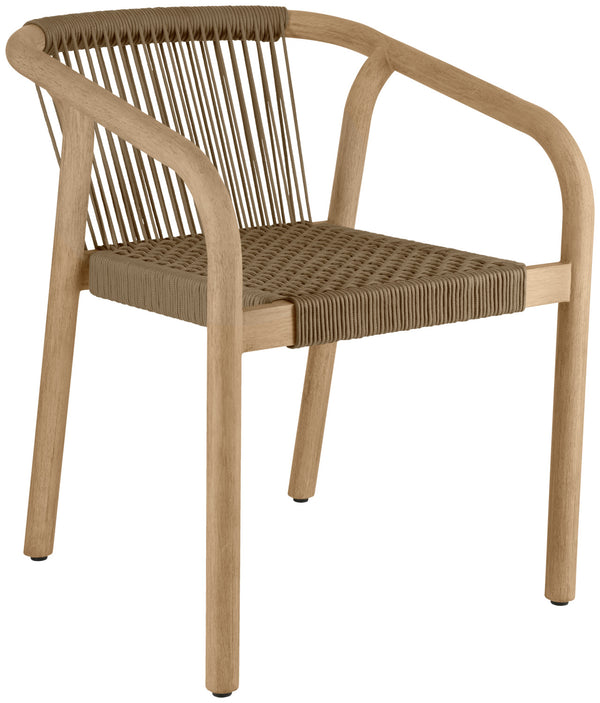 Outdoor-Stuhl Kando; 58x58x75 cm (SxGxW); siedzisko beżowy