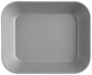  32.5x26.5x7.5 cm (DxSxW); szary; prostokątny