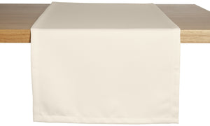 bieżnik Ambita gładki; 40x130 cm (SxD); szampan; prostokątny