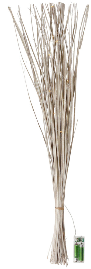 gałązki liści palmowych Abeba z diodami LED; 80 cm (D); szampan