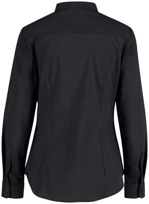 Bluse Langarm Lani Regular Fit; Kleidergröße 38; czarny