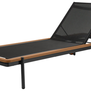 Sonnenliege Rivan; 202x75.5x33 cm (DxSxW); siedzisko antracyt