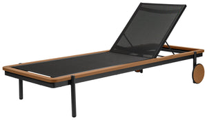 Sonnenliege Rivan; 202x75.5x33 cm (DxSxW); siedzisko antracyt