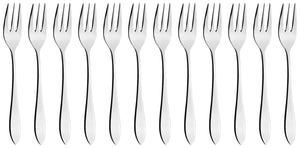 widelec do ciasta Salerno; 15.5 cm (D); srebro, Griff srebro; 12 sztuka / opakowanie