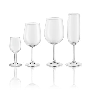 kieliszek do wina białego Bouquet ze znacznikiem pojemności; 290ml, 5.8x18.6 cm (ØxW); transparentny; 0.2 l Füllstrich, 6 sztuka / opakowanie
