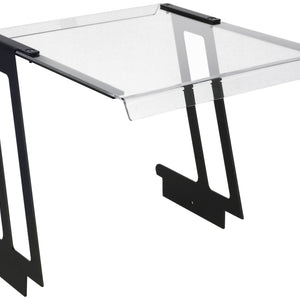 osłona higieniczna Esino GN 1/2; 33x28.1x29.5 cm (DxSxW); transparentny/czarny; prostokątny