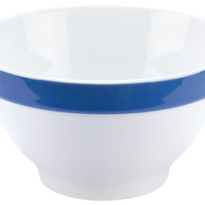 miska Multi-Color; 440ml, 13.8x5.5 cm (ØxW); biały/niebieski; 6 sztuka / opakowanie