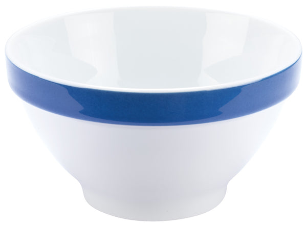 miska Multi-Color; 440ml, 13.8x5.5 cm (ØxW); biały/niebieski; 6 sztuka / opakowanie