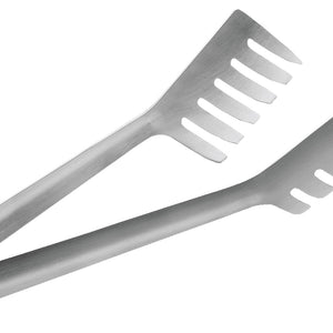 szczypce do spaghetti; 19 cm (D); srebro